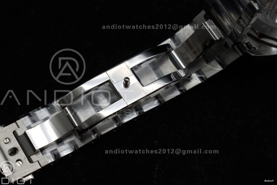 1:1 Ceramic VSF Edition Worldtimer Best 43mm Green SS Super GMT Aqua on Terra A8938 Bracelet Clone 1105